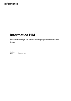 Informatica PIM