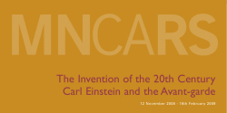 Brochure of The Invention of the 20th Century