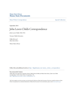 John Lewis Childs Correspondence