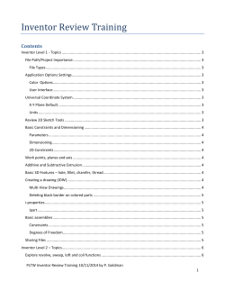 Inventor Review Training