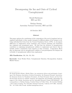 Decomposing the Ins and Outs of Cyclical Unemployment