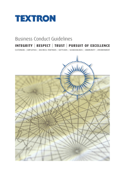 Textron Business Conduct Guidelines