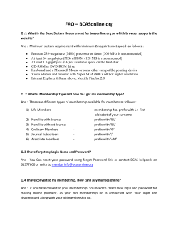 FAQ &ndash; BCASonline.org - Bombay Chartered Accountants` Society