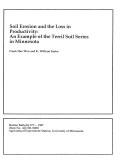 Soil Erosion and the Loss in Productivity: An Example of the Terril