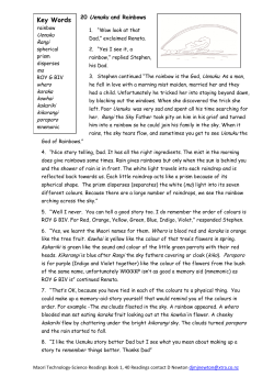 Key Words - Learning on the Loop