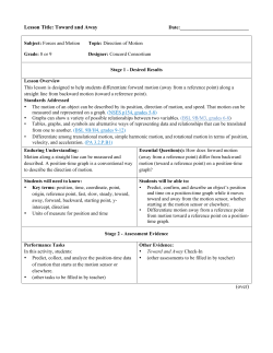 Lesson Plan - Concord Consortium