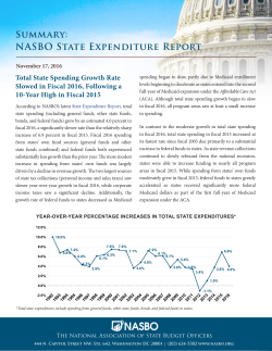 Summary: NASBO State Expenditure Report