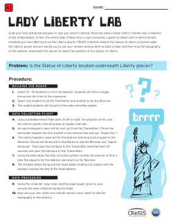 LADY LIBERTY LAB - Center for Remote Sensing of Ice Sheets