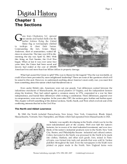 Chapter 1 The Sections