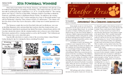 2016 Powerball Winner$ - Port Byron Central School District