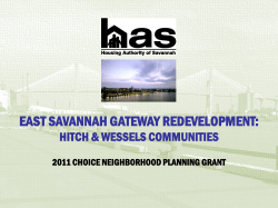 presentation name - Housing Authority of Savannah