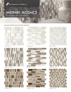 midpark mosaics - Masonry Center