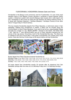 DONOSTIA - Hondarribia