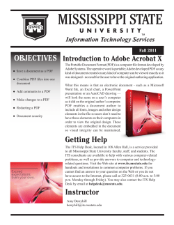 Handout - Information Technology Services