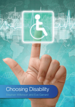 Choosing Disability