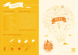 Discover our Kids Menu