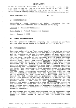 icomos - UNESCO World Heritage Centre