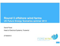 Round 3 offshore wind farms