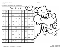 Number Charts for counting by 3`s