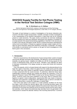 GH2/GO2 Supply Facility for Hot Plume Testing in the Vertical Test