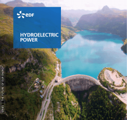 hydroelectric power - Partenariat Fran&ccedil;ais pour l`Eau