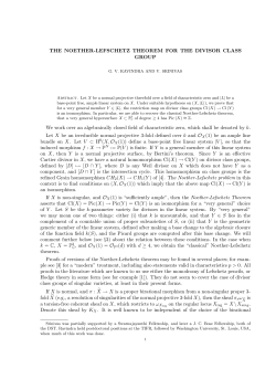 THE NOETHER-LEFSCHETZ THEOREM FOR THE DIVISOR