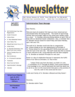 Administration Team Message