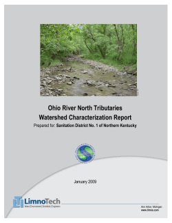 Ohio River North Tributaries Watershed Characterization Report