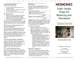 Money Management Tools - Southeastern Credit Union