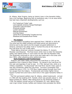 a detailed History of St. Albans - St. Albans Historical Society (WV)