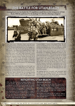 tHe BAttLe FoR utAH BeACH