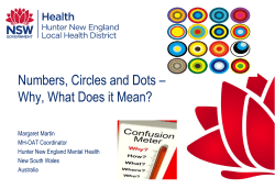 Numbers, Circles and Dots &ndash; Why, What Does it Mean?