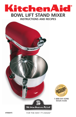 bowl lift stand mixer