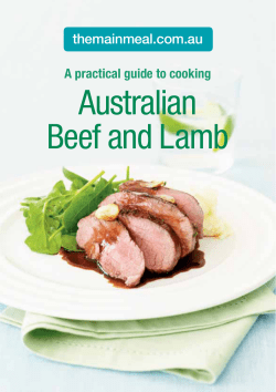 A practical guide to cooking Australian beef and lamb