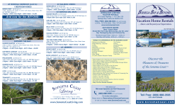 Our Rental Brochure - Bodega Bay and Beyond