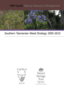 southern tasmanian weed strategy final.indd