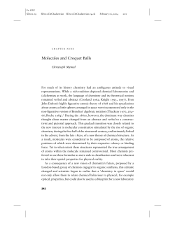 Molecules and Croquet Balls