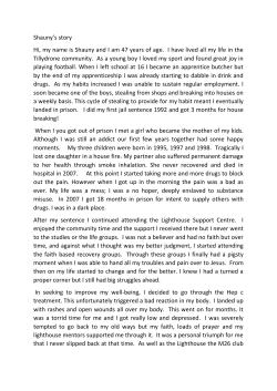 Shauny`s story - The Way Trust