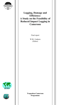 A study on the feasibility of Reduced Impact Logging in Cameroon