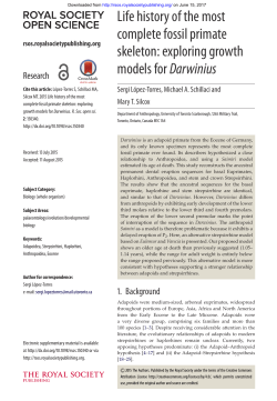 Downloaded - Royal Society Open Science