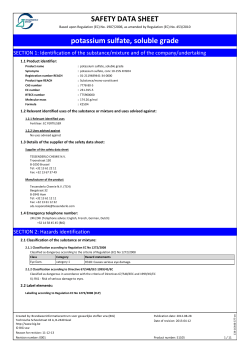 potassium sulfate, soluble grade