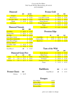 Dog Food - Crossroads Feed Barn