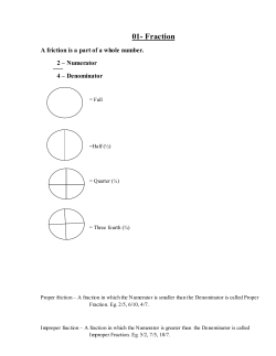 01- Fraction - Uday Pre