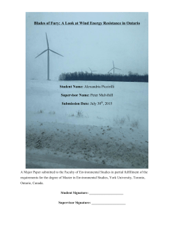 Blades of Fury: A Look at Wind Energy Resistance in Ontario