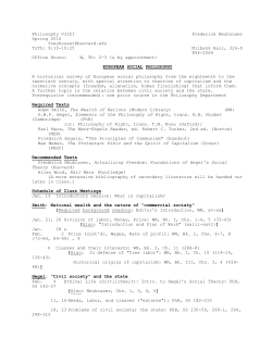 European Social Philosophy