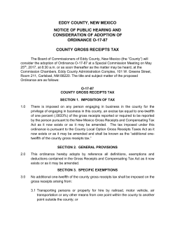 O-17-87 Notice of Public Hearing