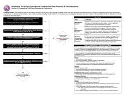 Illustrative Third Party Educational Conferences Best Practices