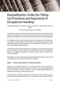 Exceptional hardship