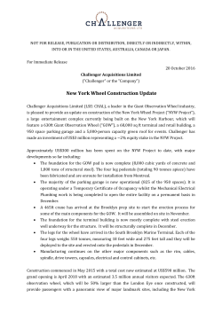 full release - Challenger Acquisitions