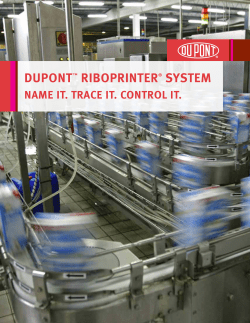 RiboPrinter&reg; System brochure